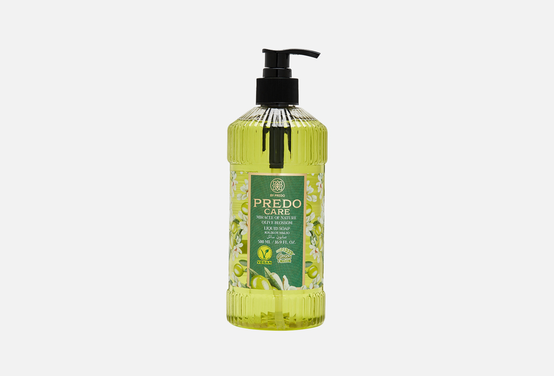 цена Жидкое мыло PREDO CARE Чудесный цветок оливки 500 мл