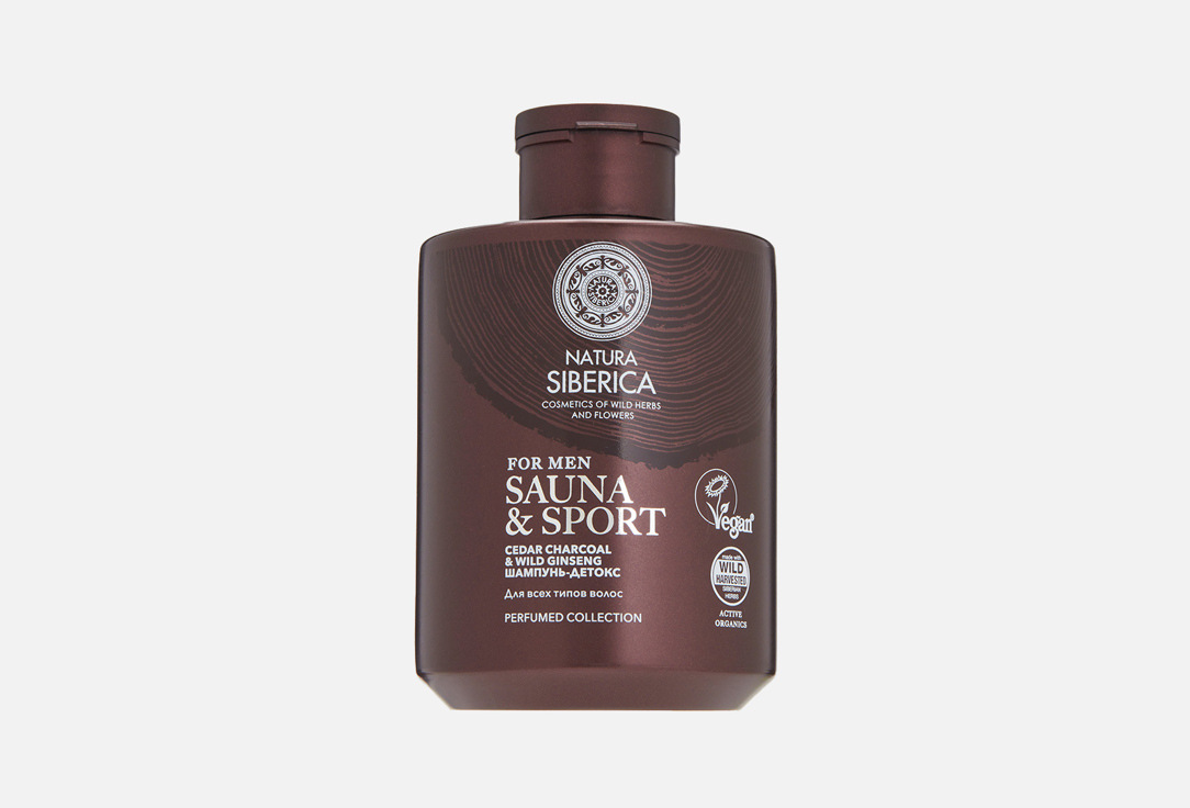 Шампунь-детокс для волос NATURA SIBERICA Sauna & sport 300 мл шампунь детокс natura siberica для всех типов волос sauna
