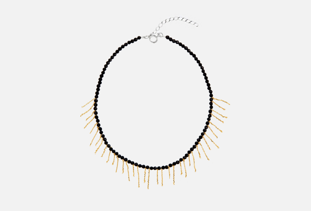 Изображение товара Колье серебряное Sbleskom Эйва» со шпинелью позолота