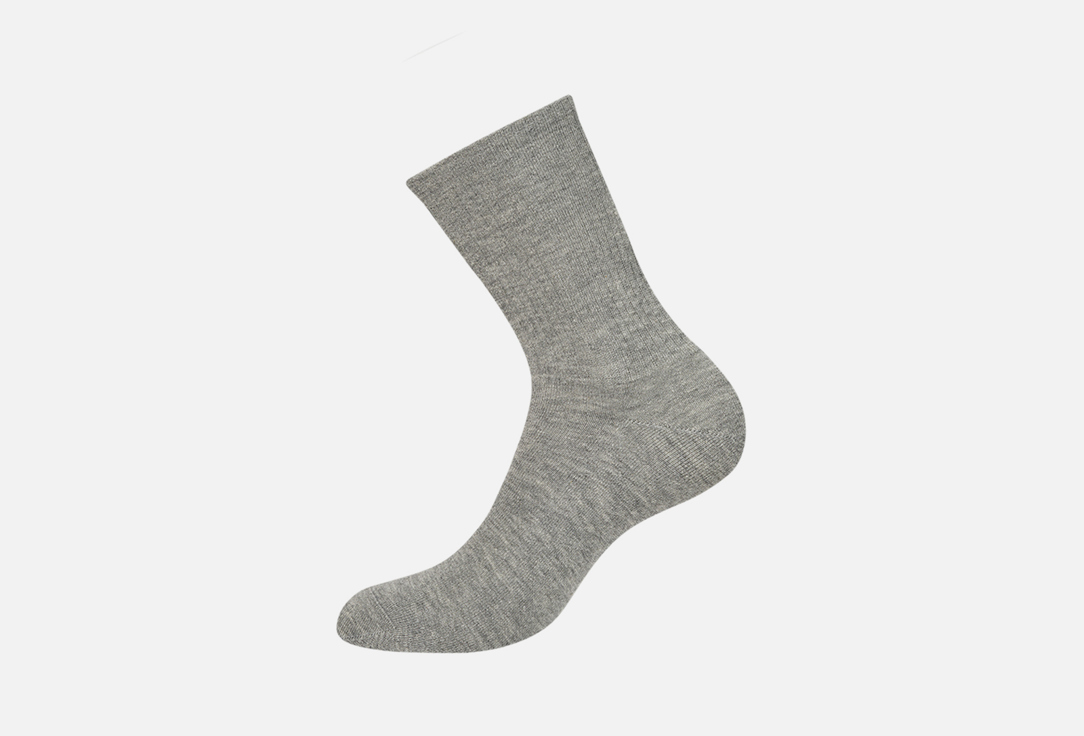 Носки Omsa с высокой резинкой серый меланж Серый меланж