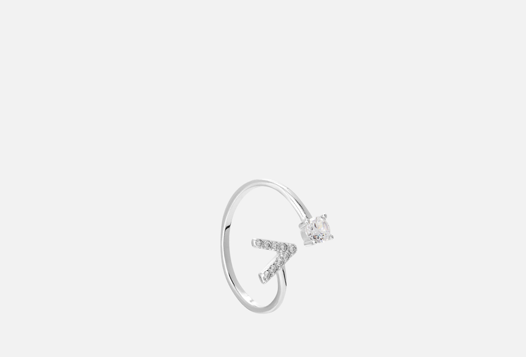 серебряное кольцо с бесцветными фианитами 0101403 00775 17 Кольцо серебряное JUVEDEL V с фианитами 17 мл
