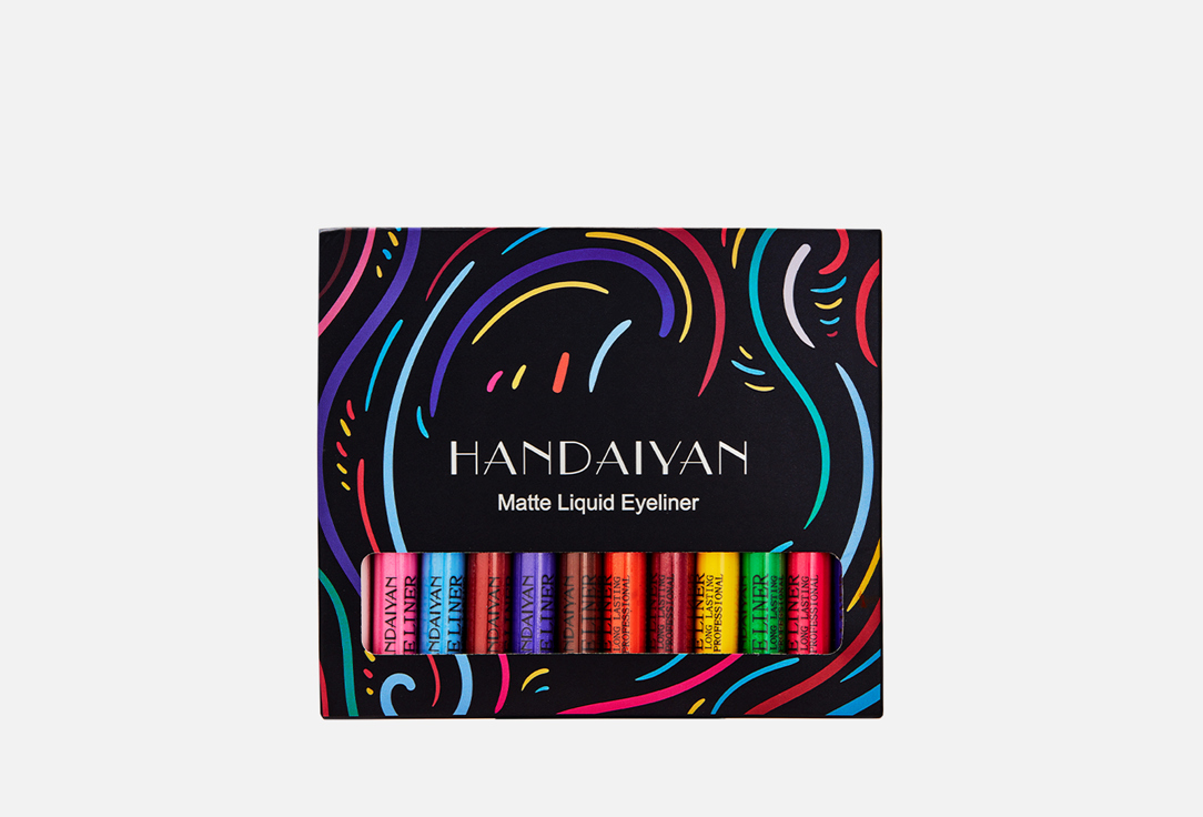 

Набор жидких подводок HANDAIYAN, Матовых, 12 оттенков 12 шт