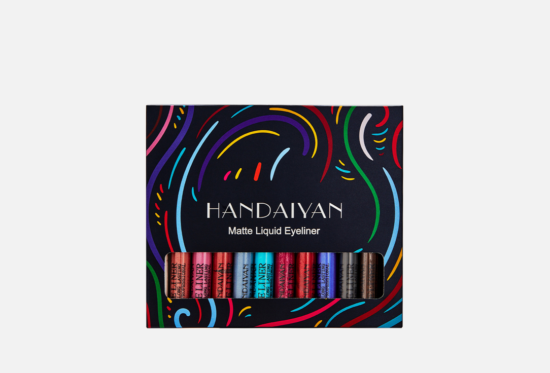 

Набор жидких подводок HANDAIYAN, Матовых, 12 оттенков 12 шт