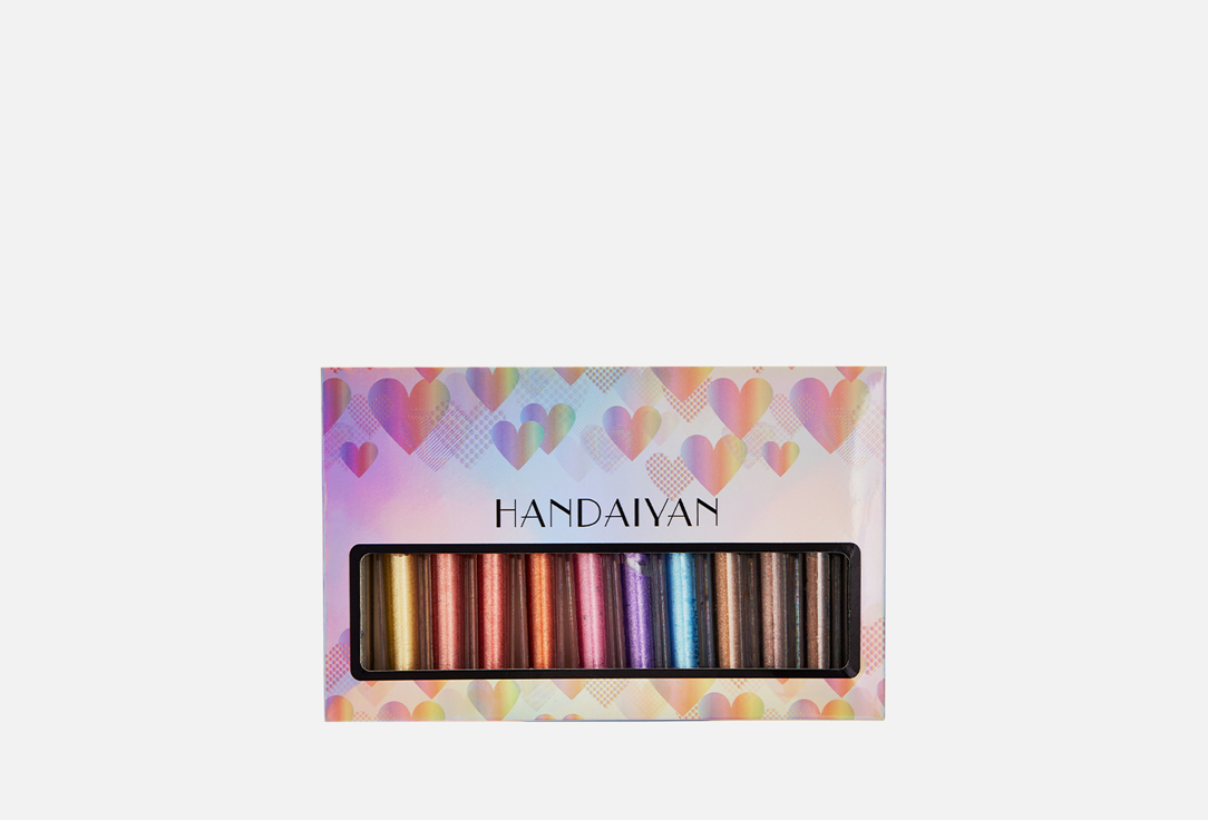 

Набор теней для век HANDAIYAN, Жидких, 12 оттенков 12 шт