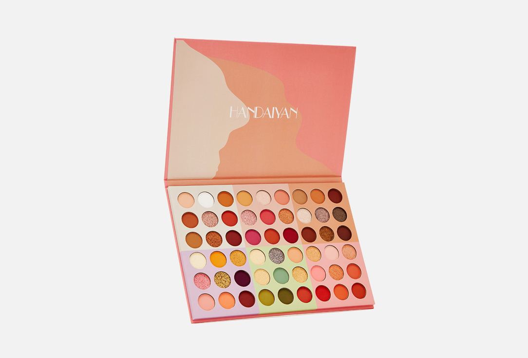 

Палетка теней для век 54 оттенка HANDAIYAN, 54 оттенка 1 шт