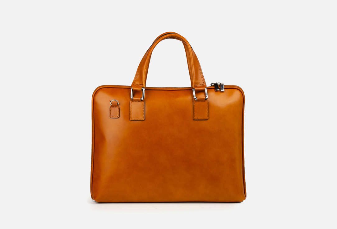 Изображение товара Портфель Philippe Anders Milano из натуральной кожи с карманами и ремешком