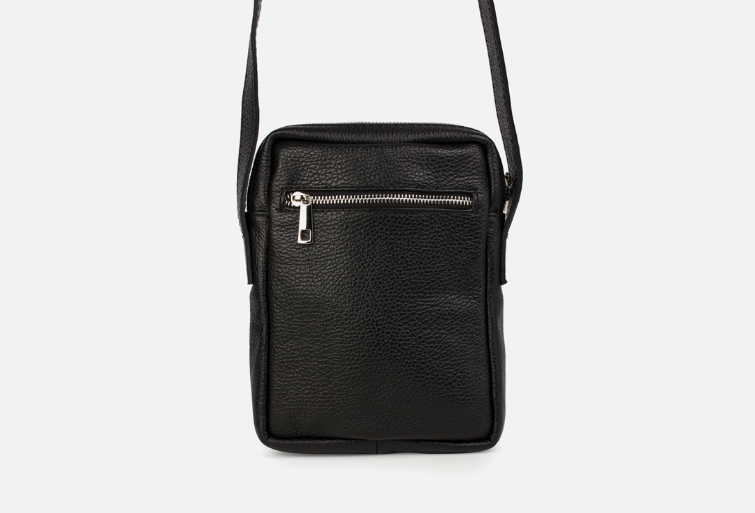 Изображение товара Мужская кожаная сумка через плечо Philippe Anders Milano Черная