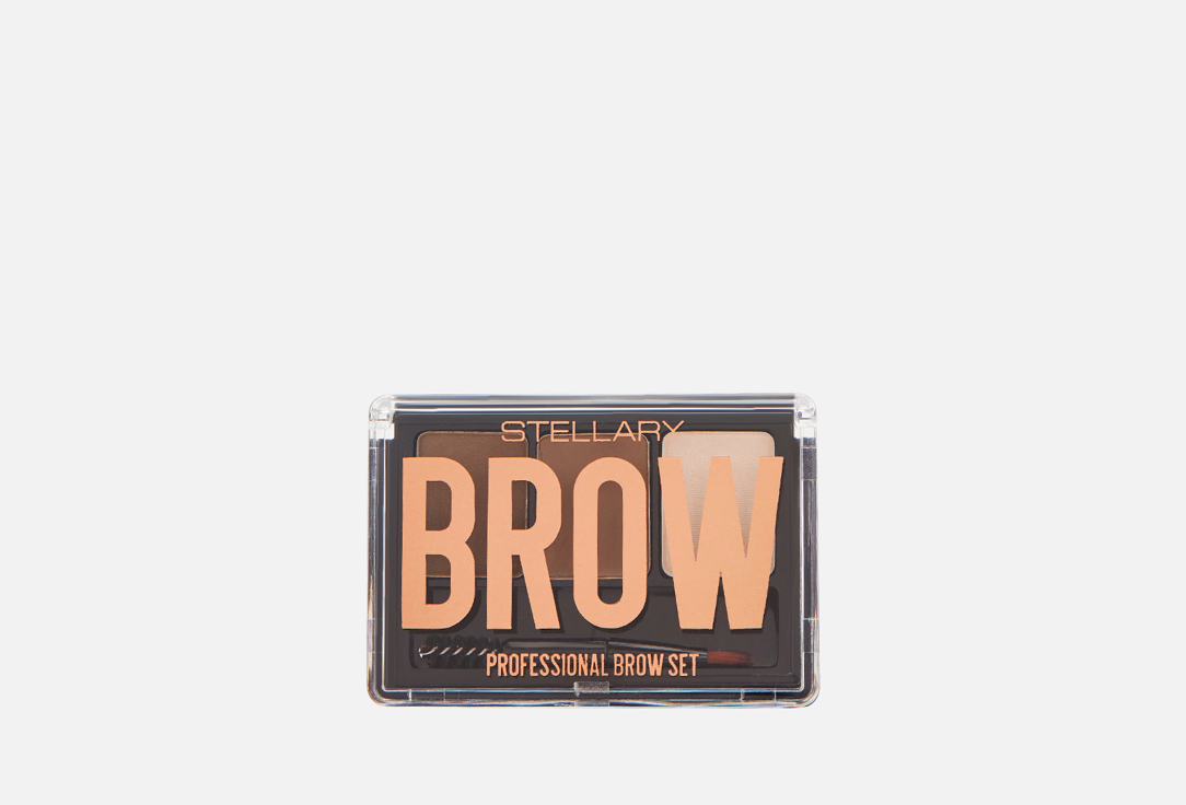 Изображение товара Набор для бровей Stellary Professional Brow set для моделирования и фиксации