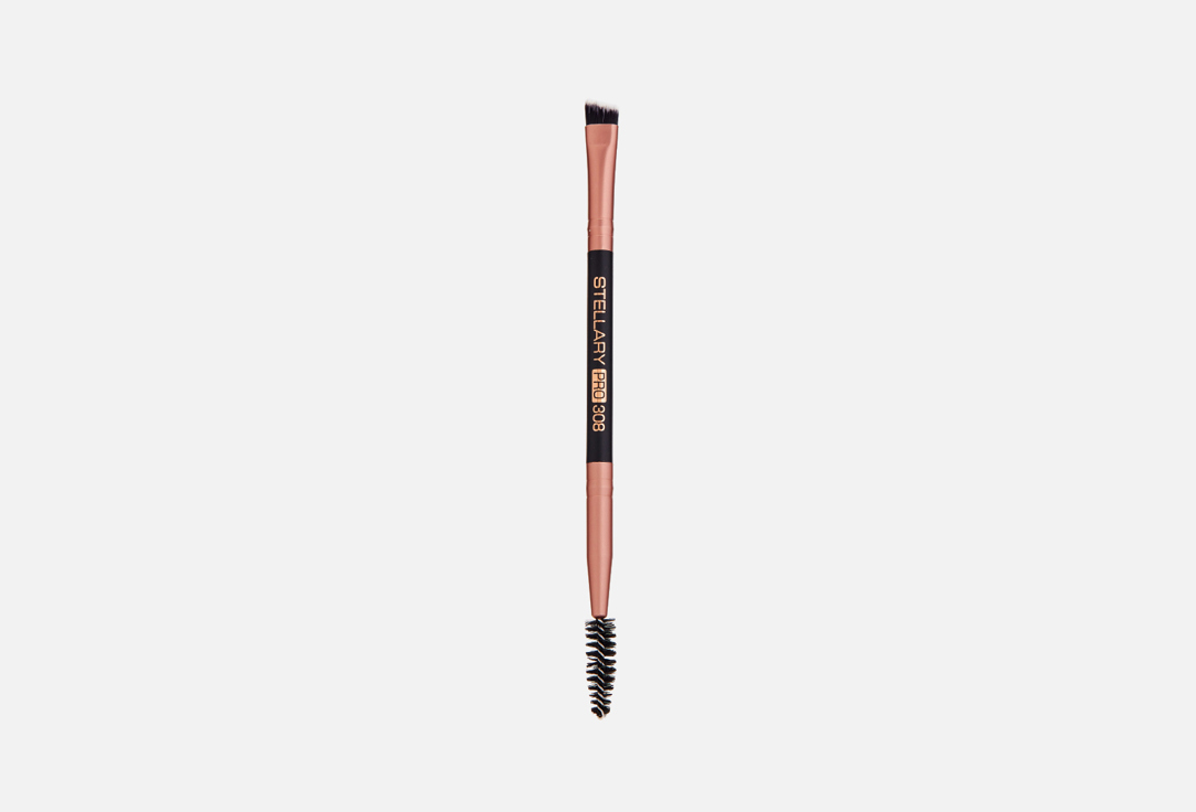 

Кисть для бровей двухсторонняя STELLARY, Eyebrow brush duo 1 шт
