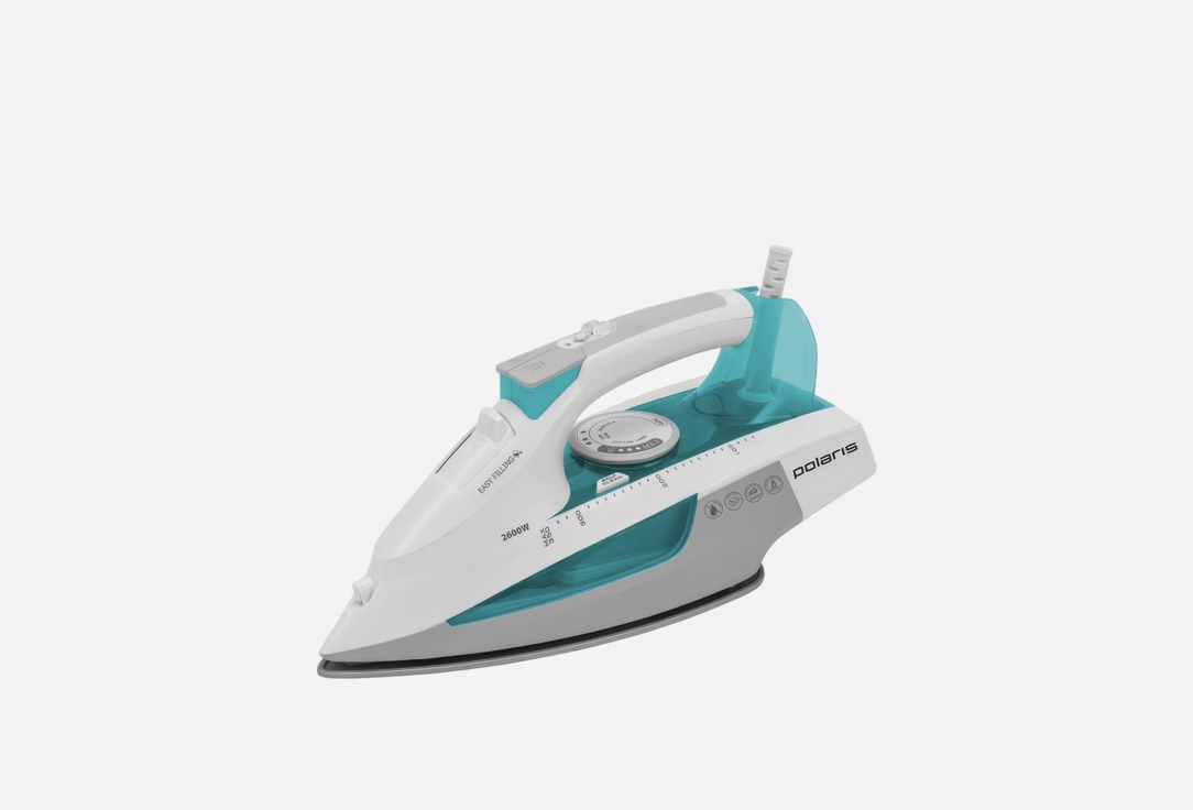 Изображение товара Утюг Polaris Iron PIR 2695AK 3m White and Aquamarine