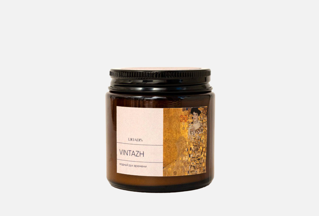 

Свеча ароматическая LIKIADIS, Белый, VINTAZH 120 мл