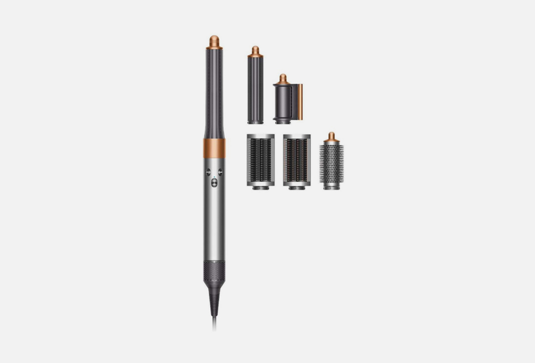 dyson new dyson airwrap hair styler hs05 2022 long prussian bluecopper multi functional attachments are the perfect alternatives to a curling i Стайлер DYSON Airwrap Long HS05 nickel and copper 1 шт