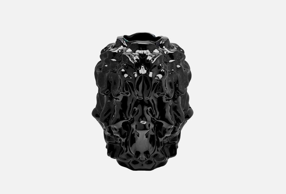 Ваза DOM Черная глазурь 22 см 15 см фарфоровая ваза gipfel monica 43123 20х33 см