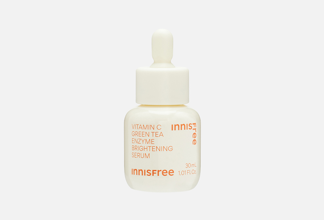 Изображение товара Сыворотка выравнивающая тон кожи Innisfree Green Tea Enzyme Vitamin C Brightening Serum 30 мл