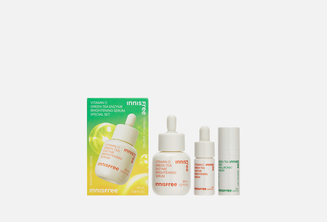 Набор сывороток для лица INNISFREE Vitamin с serum set 1 шт набор для выравнивания тона кожи innisfree marvel at enzyme lights