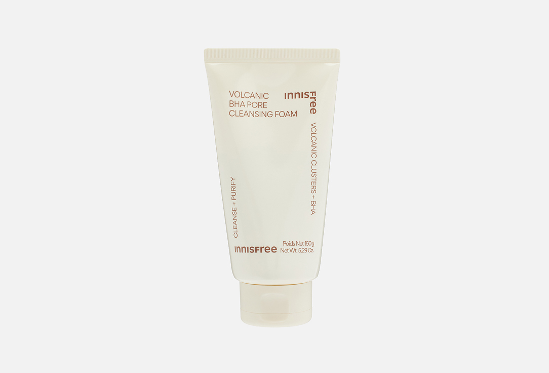 Innisfree Очищающая поры вулканическая пенка для лица  Volcanic BHA Pore Cleansing Foam