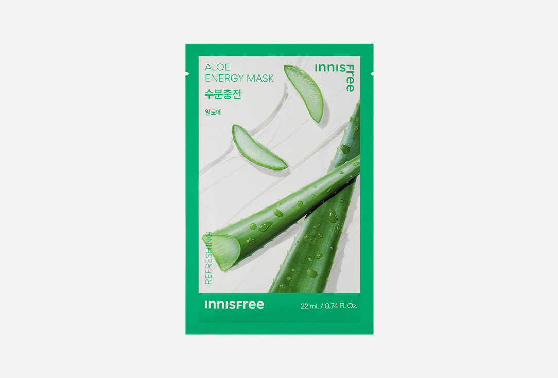 

Маска для лица INNISFREE, Aloe energy mask 22 мл