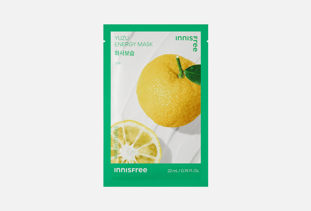 Изображение товара Маска для лица Innisfree Yuzu energy mask для сияния кожи