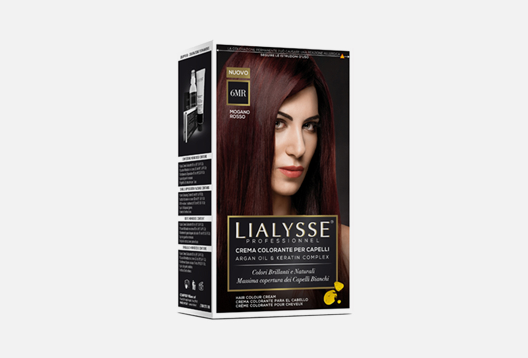 Крем-краска для волос Lialysse COLOR CREAM 6MR Красный махагон