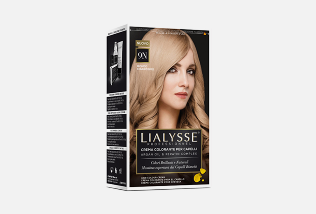 Крем-краска для волос Lialysse COLOR CREAM 9N Светлый блонд