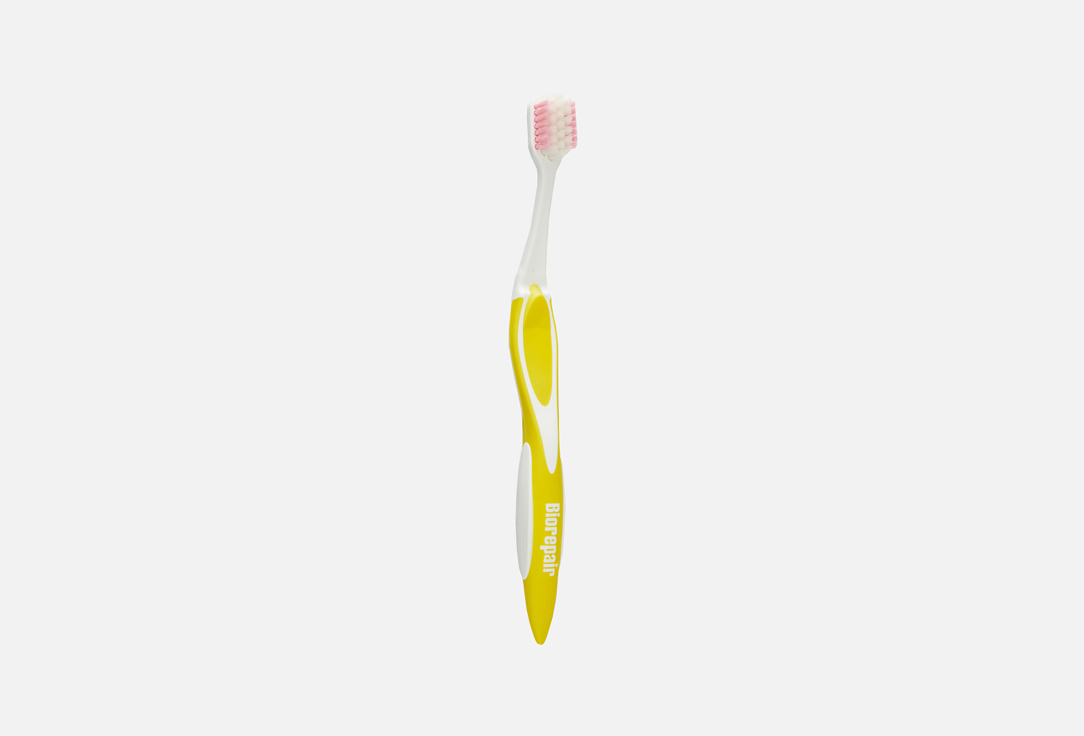 Зубная щетка очень мягкая BIOREPAIR CURVE Protezione Gengive, желтая 