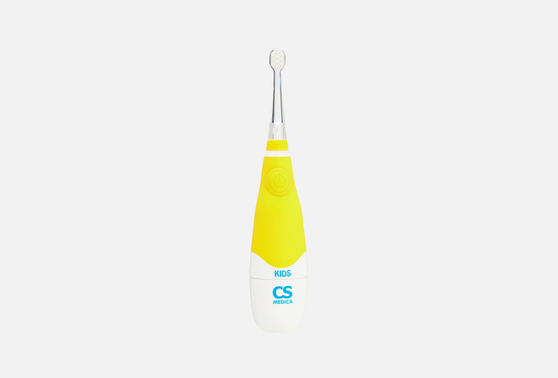 Электрическая звуковая зубная щетка CS Medica CS-561 Kids желтая 
