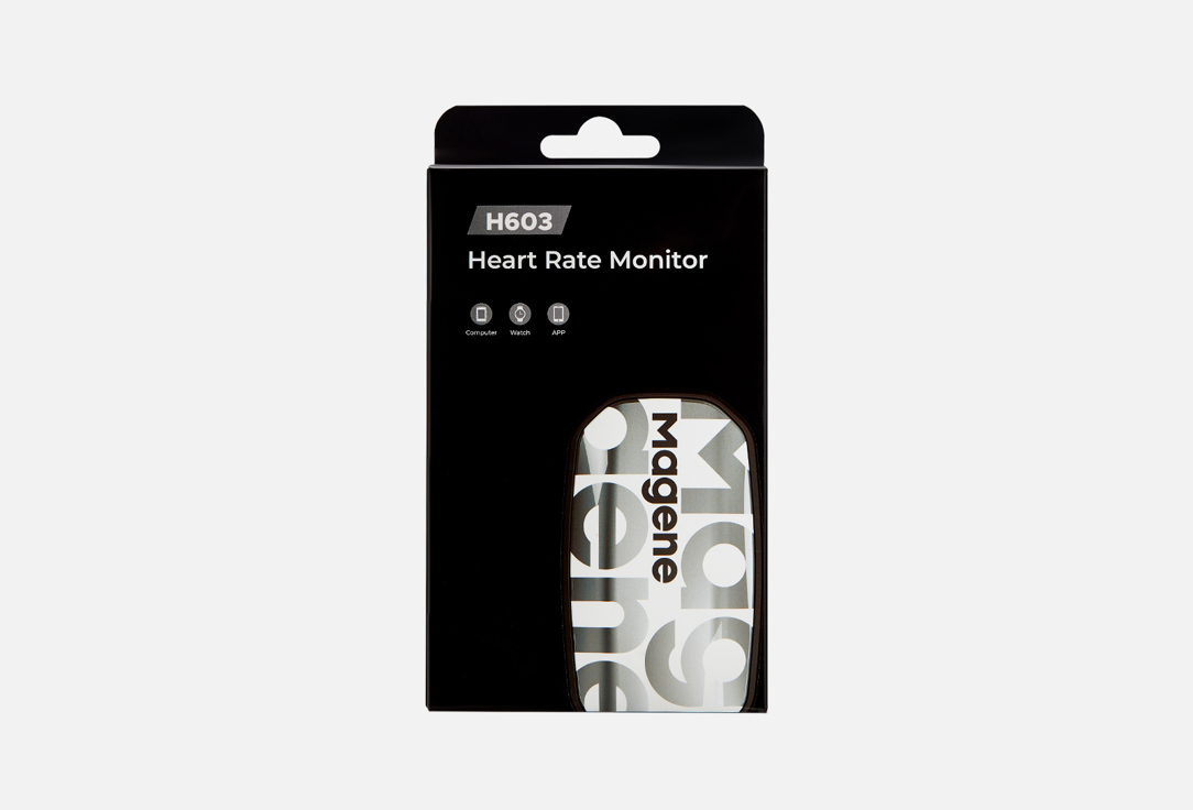 Монитор сердечного ритма MAGENE H603 белый 1 шт адаптер для велостанка magene 12 speed freehub mgnsfh12