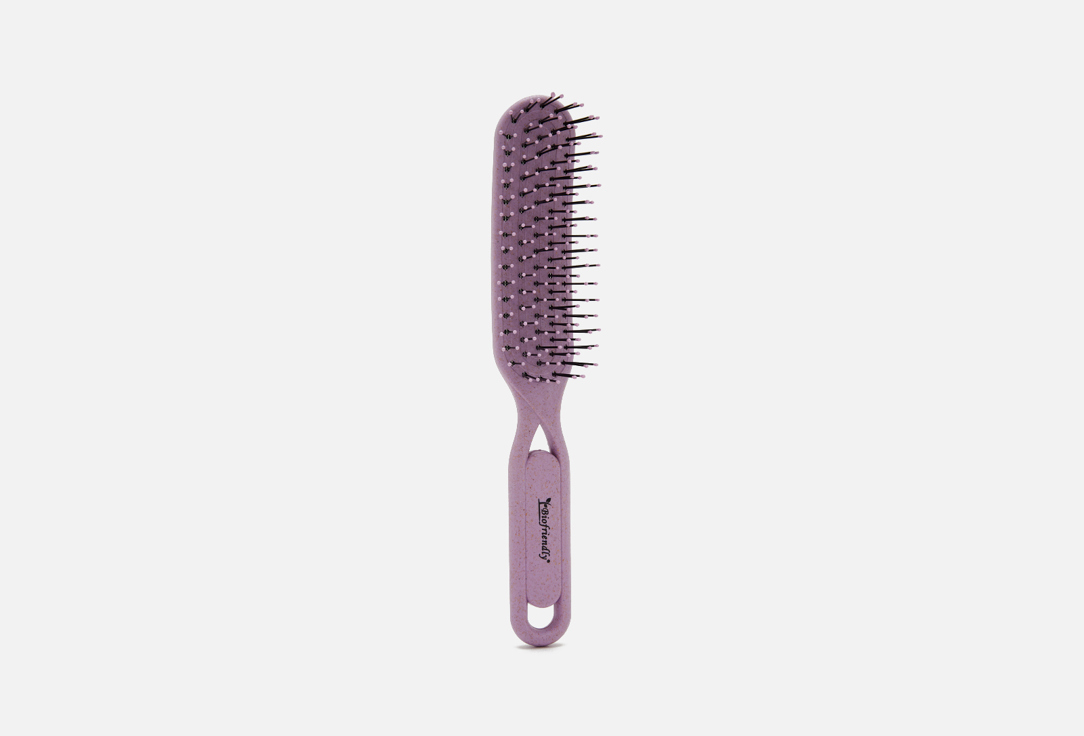 Мини био-расческа для распутывания волос BIOFRIENDLY Portable Detangler Hair Brush 1 шт несмываемое средство для распутывания волос insight professional leave in hair detangler 150 мл