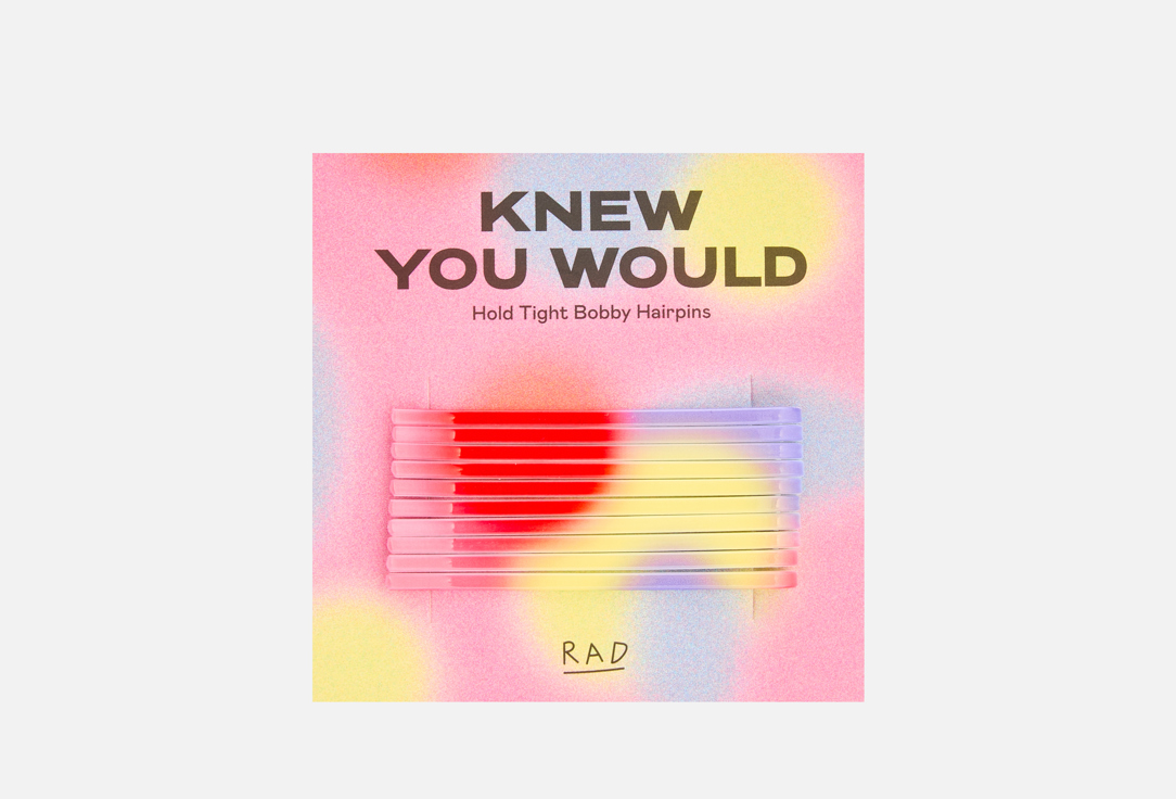 

Набор невидимок для волос RAD, Hold Tight Bobby Hairpins 10 шт