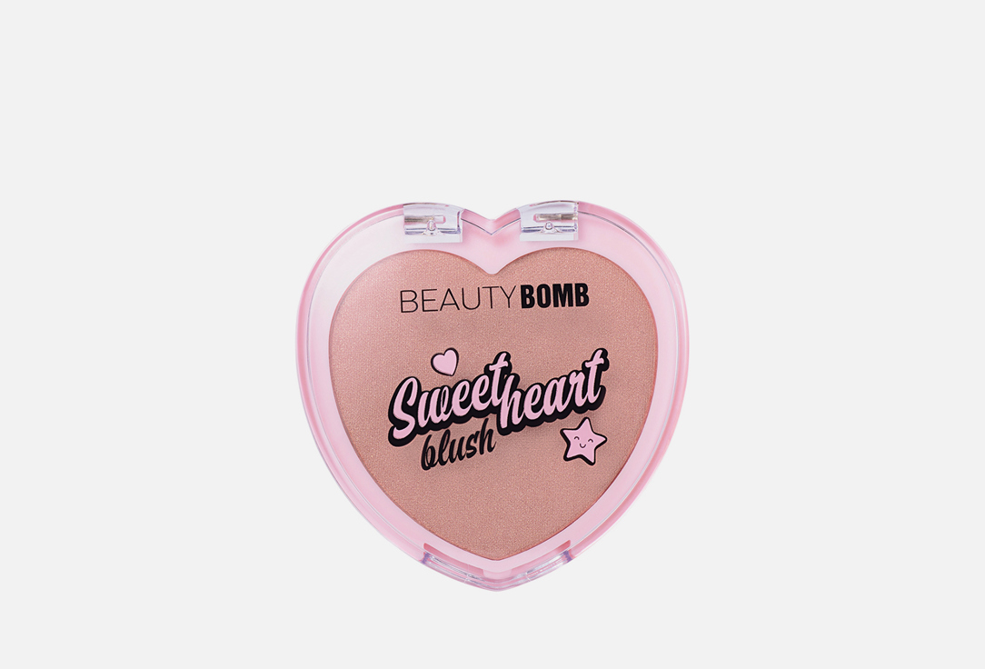 Изображение товара Румяна Beauty Bomb Blush Sweetheart - компактные сердечки, универсальные оттенки, сияющий финиш, 3.
