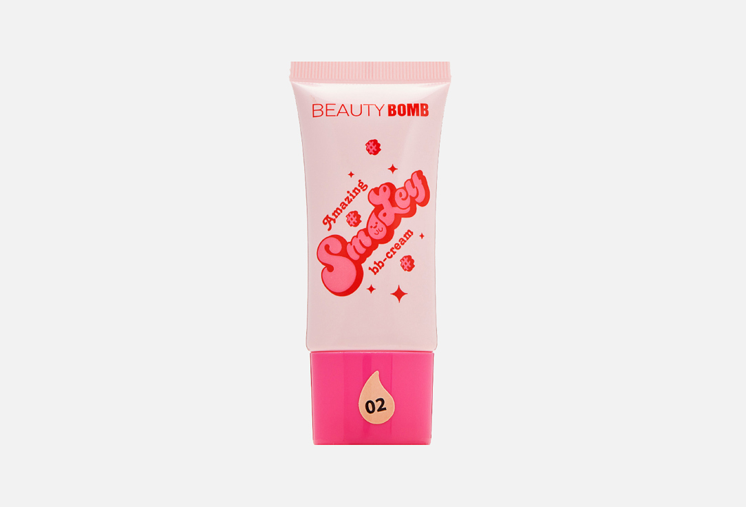 BB крем для лица BEAUTY BOMB BB-cream «Amazing Smiley» 25 мл легкий bb крем barrier beauty balm spf45 pa 02 medium