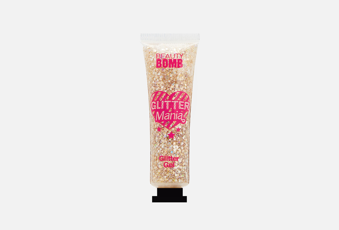 Глиттер гель для лица Beauty Bomb Glitter gel «Glitter Mania» 03, Burning Man