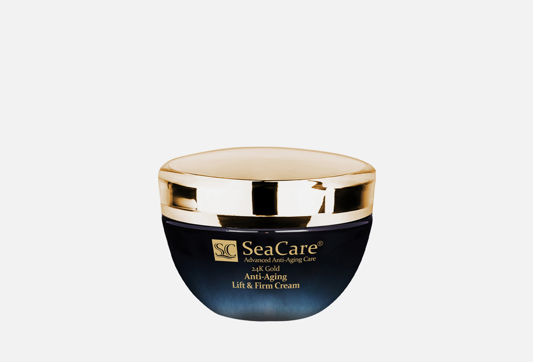 Крем для лица SEACARE 24K Gold 50 мл seacare подарочный 24k gold набор 1 антивозрастные крем и маска для лица с реноваж золотом и витамином е 24k gold