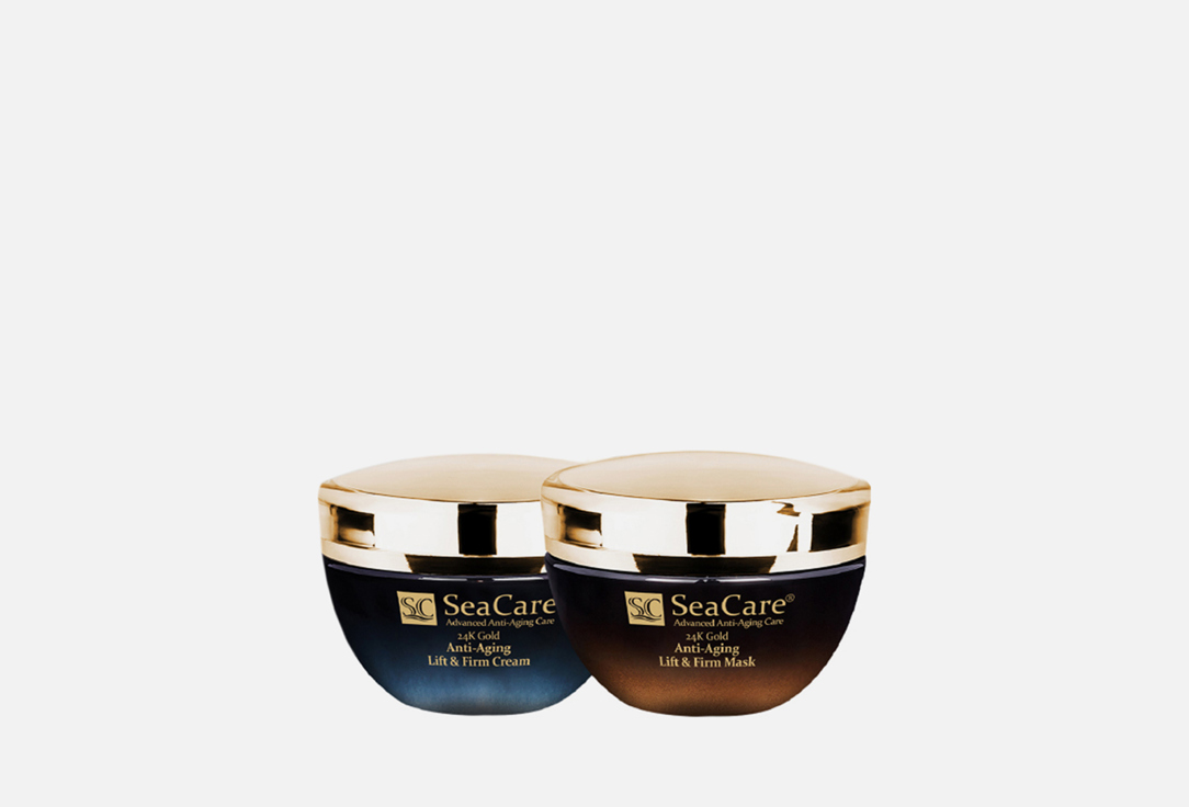 Подарочный набор для лица SEACARE 24K Gold №1 2 шт goree gold 24k beauty cream