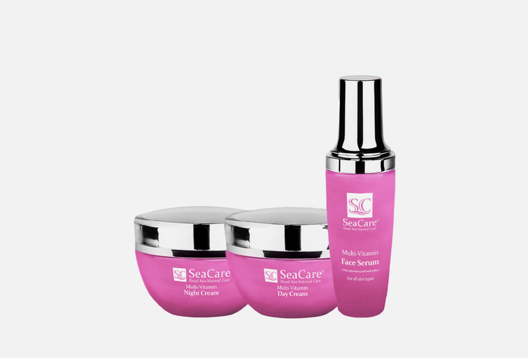 Изображение товара Подарочный набор SeaCare Multi-Vitamin №4 для лица 3 предмета увлажнение питание