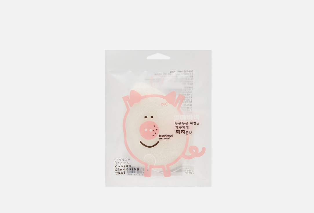 

Спонж-конняку для умывания DR. LOLA, Freeze Drying Konjac Cleansing Tool 1 шт