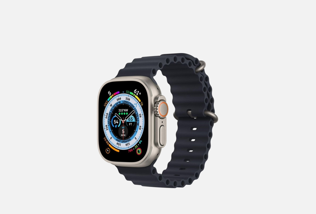 смарт часы apple watch s9 41mm midnight aluminium s m Смарт-часы APPLE Watch Ultra 49mm Titanium Midnight Ocean Band one size 1 шт
