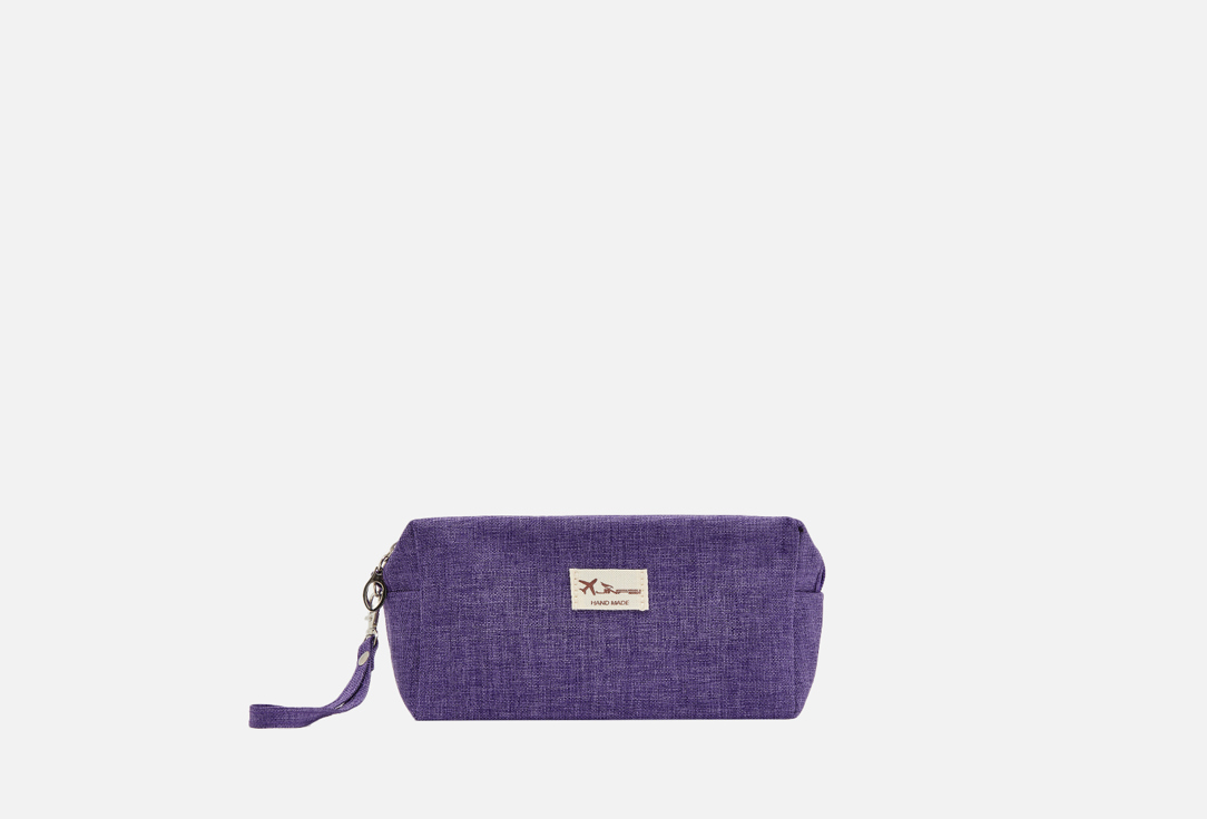 Изображение товара Косметичка EsDemiDa фиолетовая вместительная стильная ручной работы