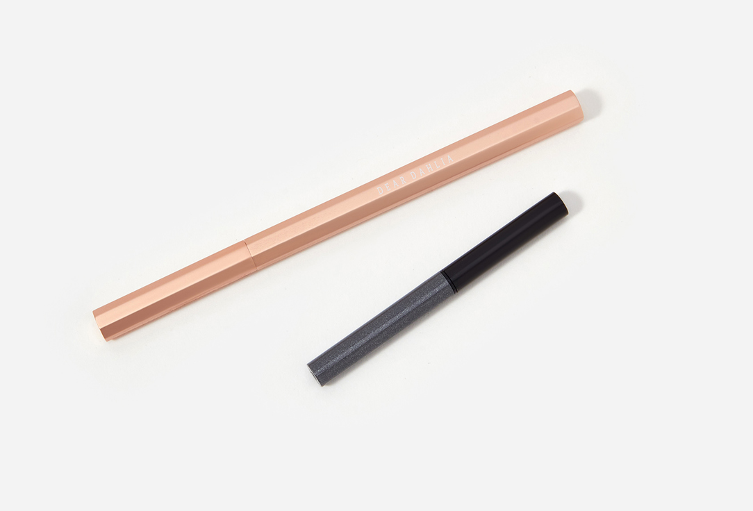 Гелевый водостойкий карандаш для глаз DEAR DAHLIA Perfect designing eyeliner Glitter ash