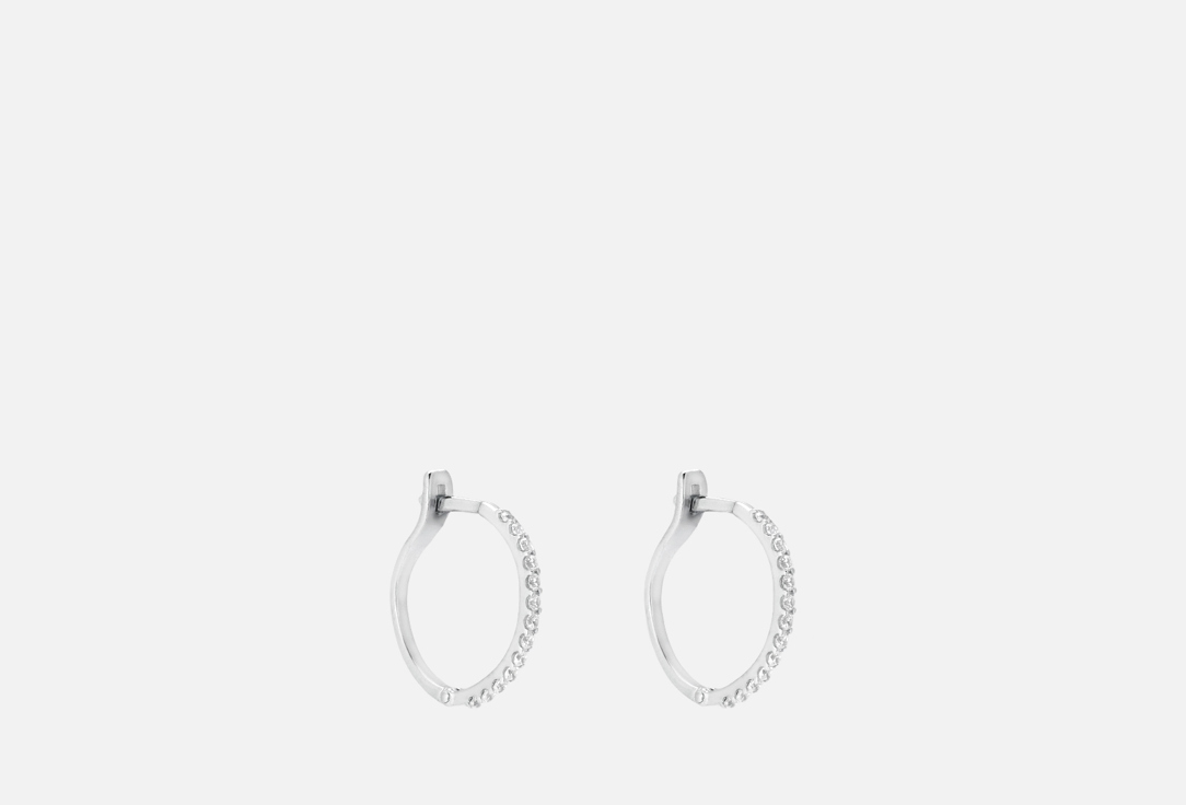 Изображение товара Серьги-конго серебряные Tosya с фианитами