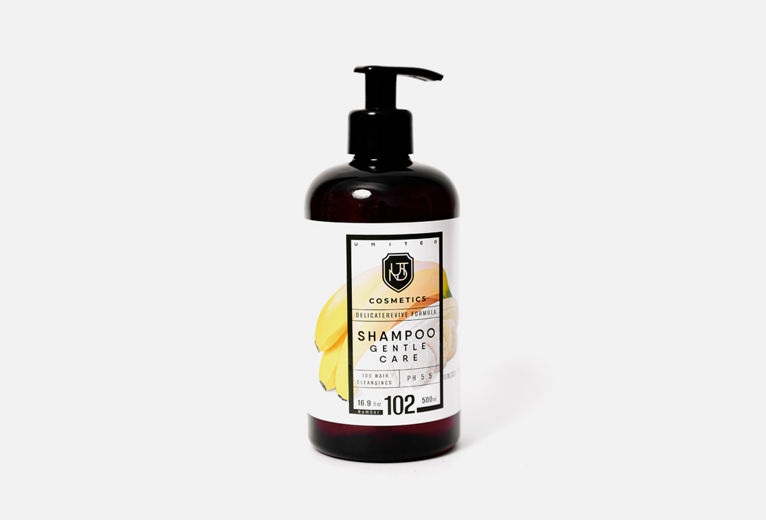 Шампунь для всех типов волос UNITED COSMETICS Banana-scented 500 мл цена и фото
