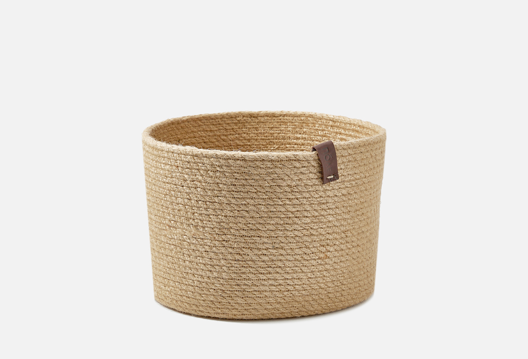 

Плетеная корзина ПОЛЕ, Бежевый, Без ручек 25х18 1 шт