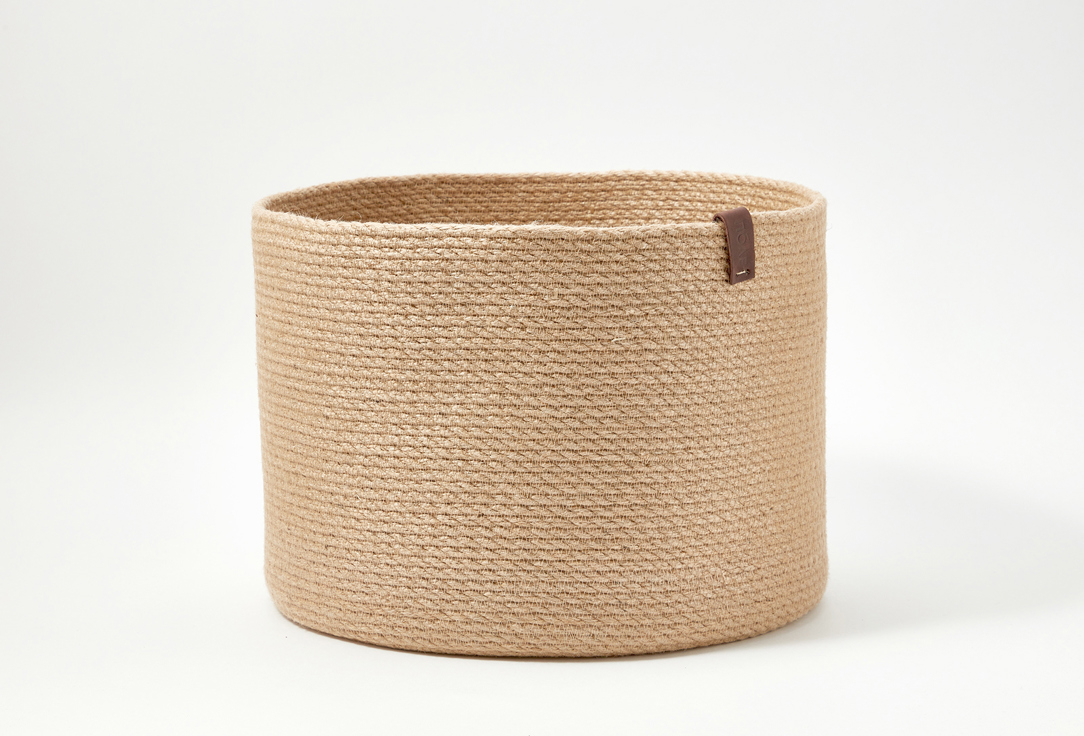 Изображение товара Плетеная корзина ПОЛЕ без ручек 35х25