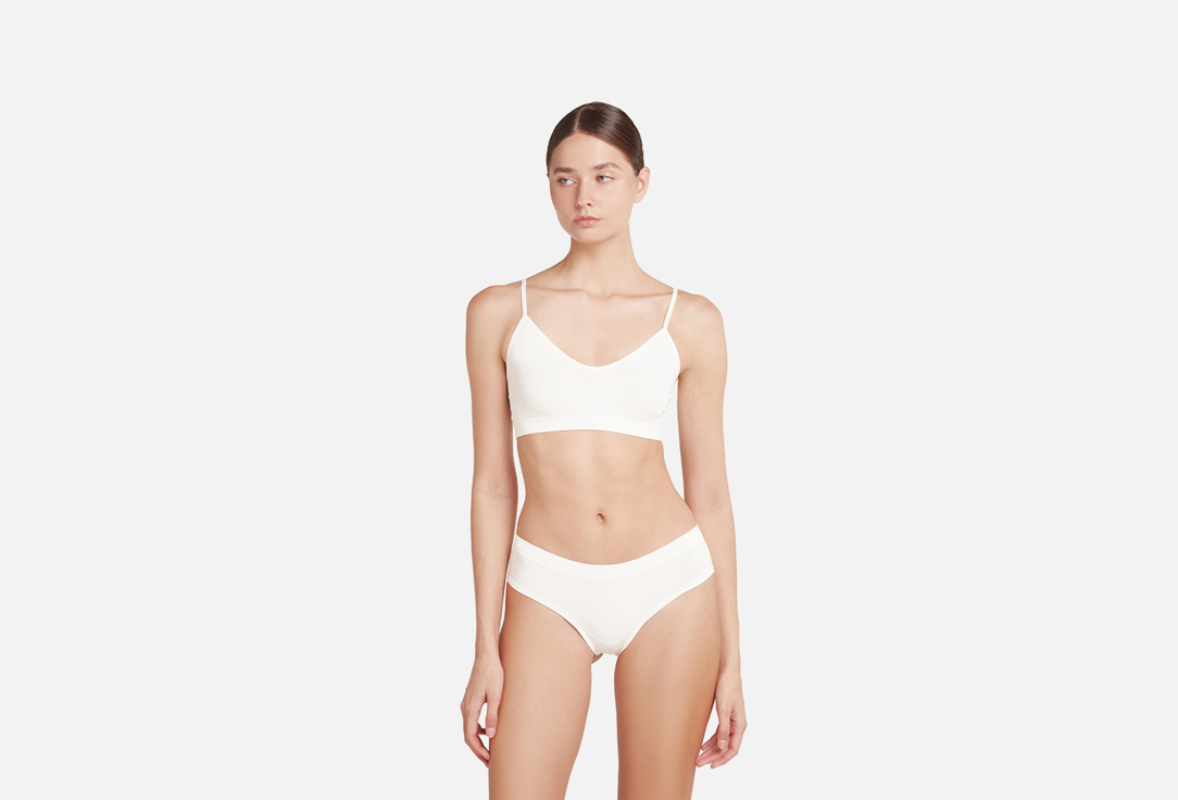 Топ на тонких бретелях BELLE YOU Bamboo seamless Пломбир M-L мл
