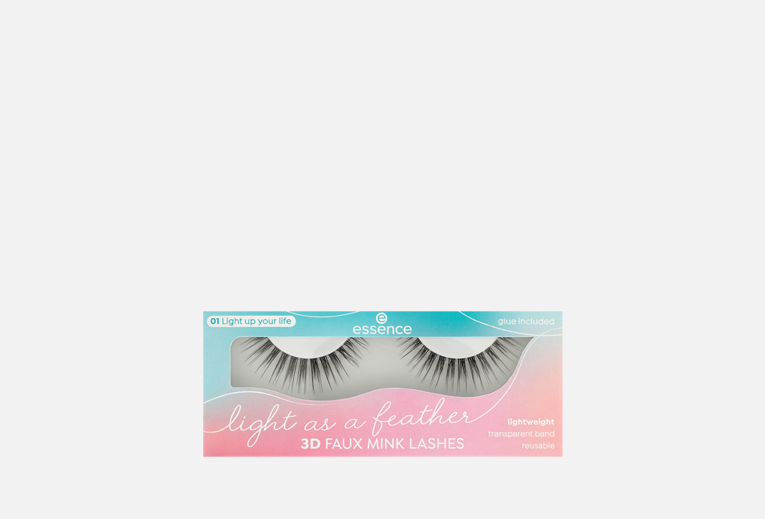 

Накладные ресницы ESSENCE, Черный, Light as a feather 3D 1 шт