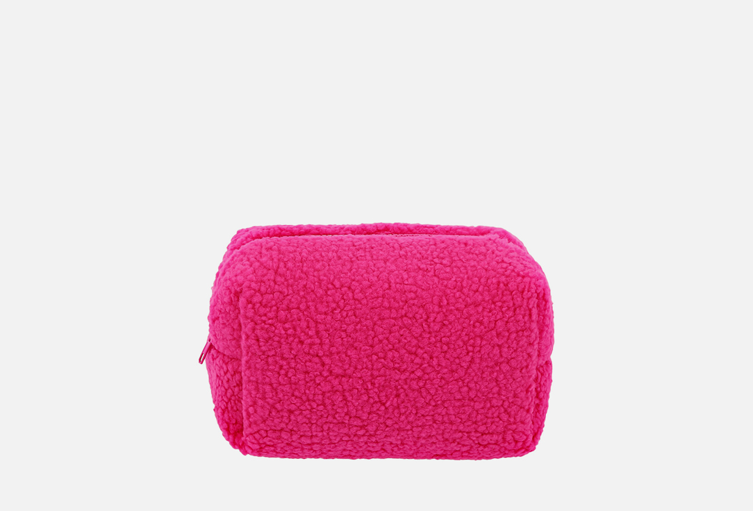 Косметичка LADY PINK Плюшевая ярко-розовая 1 шт одинарная розовая 342fj ярко розовая