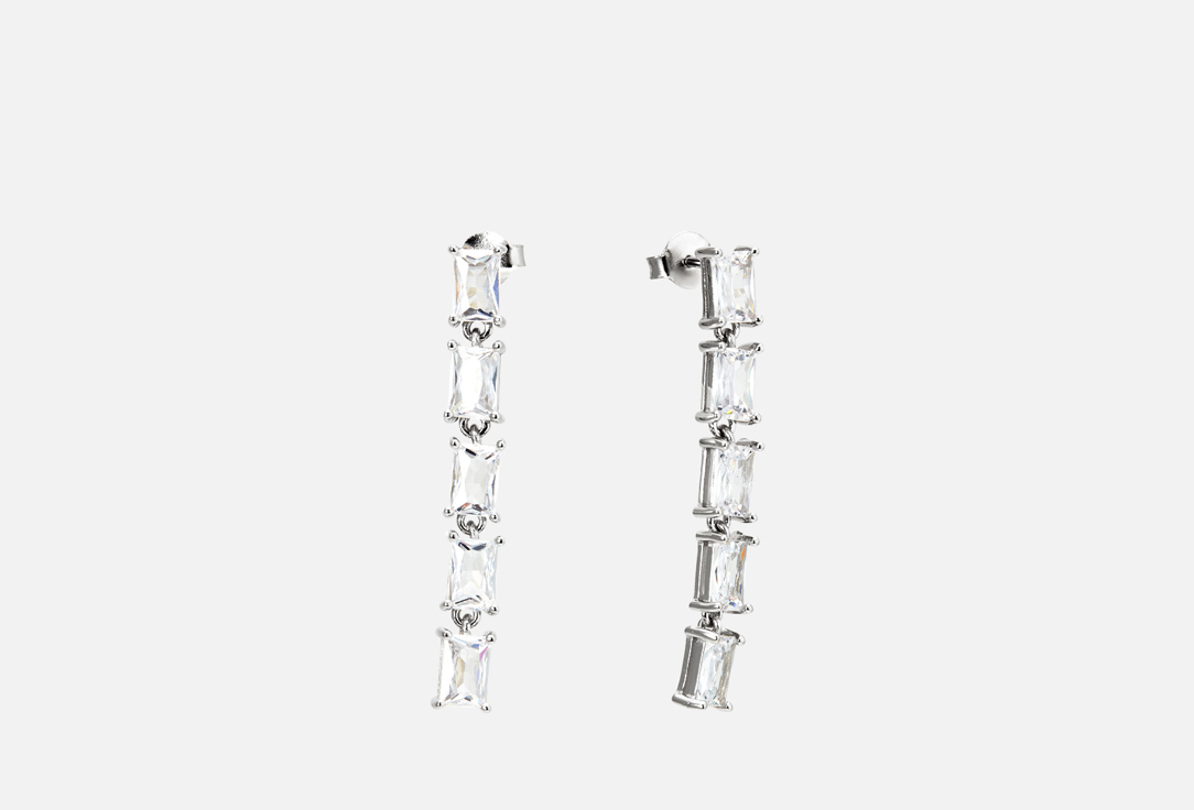 

Серьги серебряные MIE, Подвесы Carmen с фианитами 2 шт