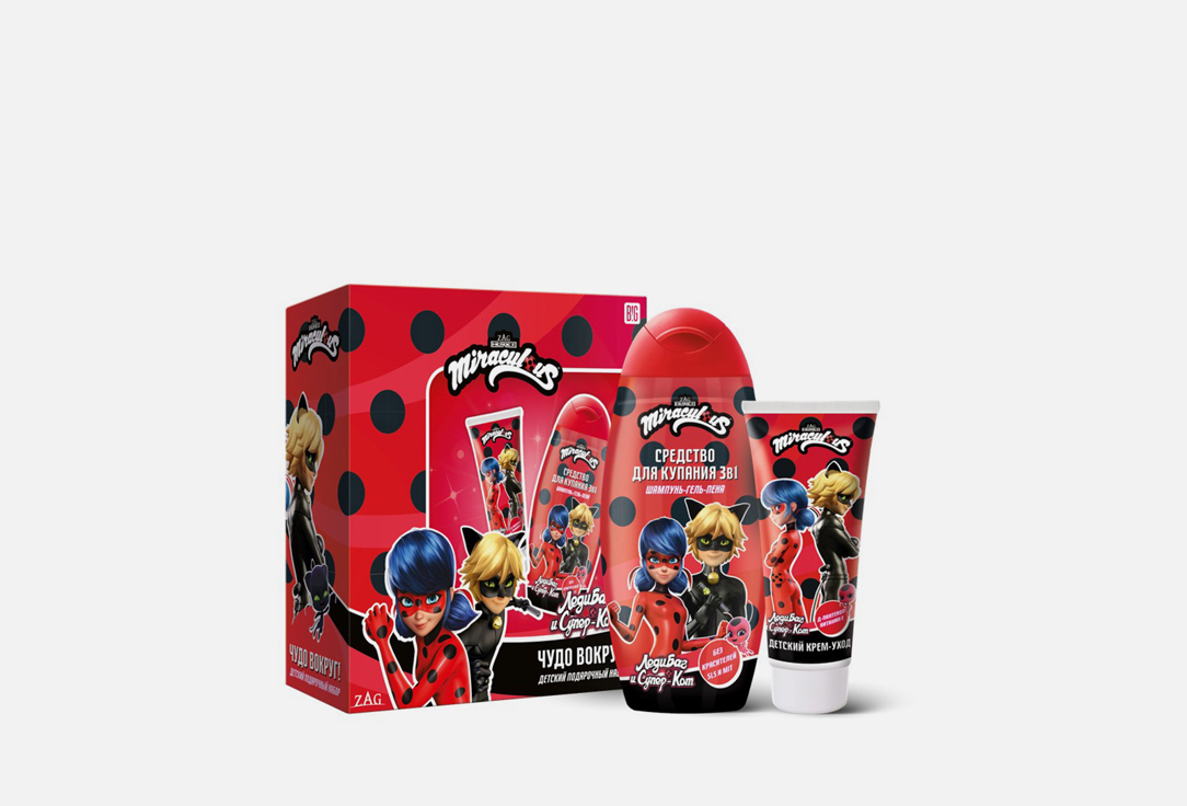 Изображение товара Подарочный набор Леди Баг и Супер Кот Чудо вокруг! 3в1 шампунь и крем для малышей