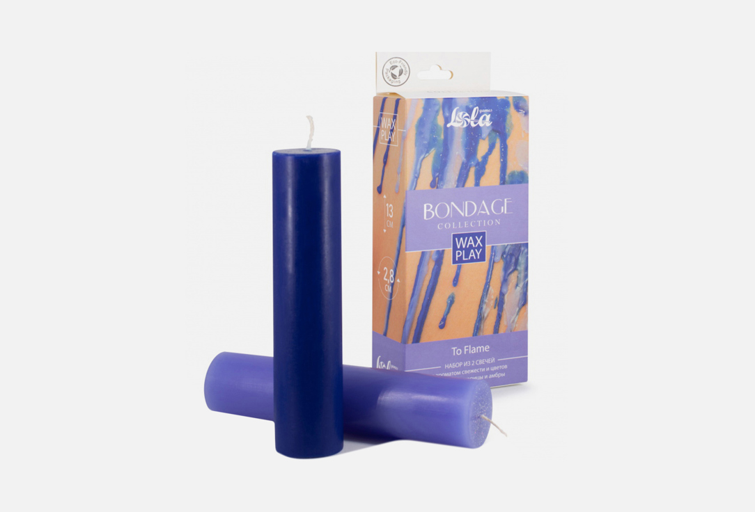 Изображение товара Набор из 2 низкотемпературных свечей Lola Games Wax Play