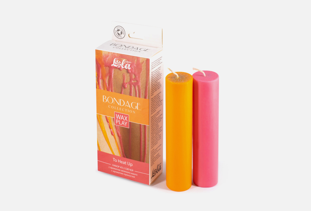 Изображение товара Набор из 2 эротических свечей Lola Games Wax Play для тактильных игр